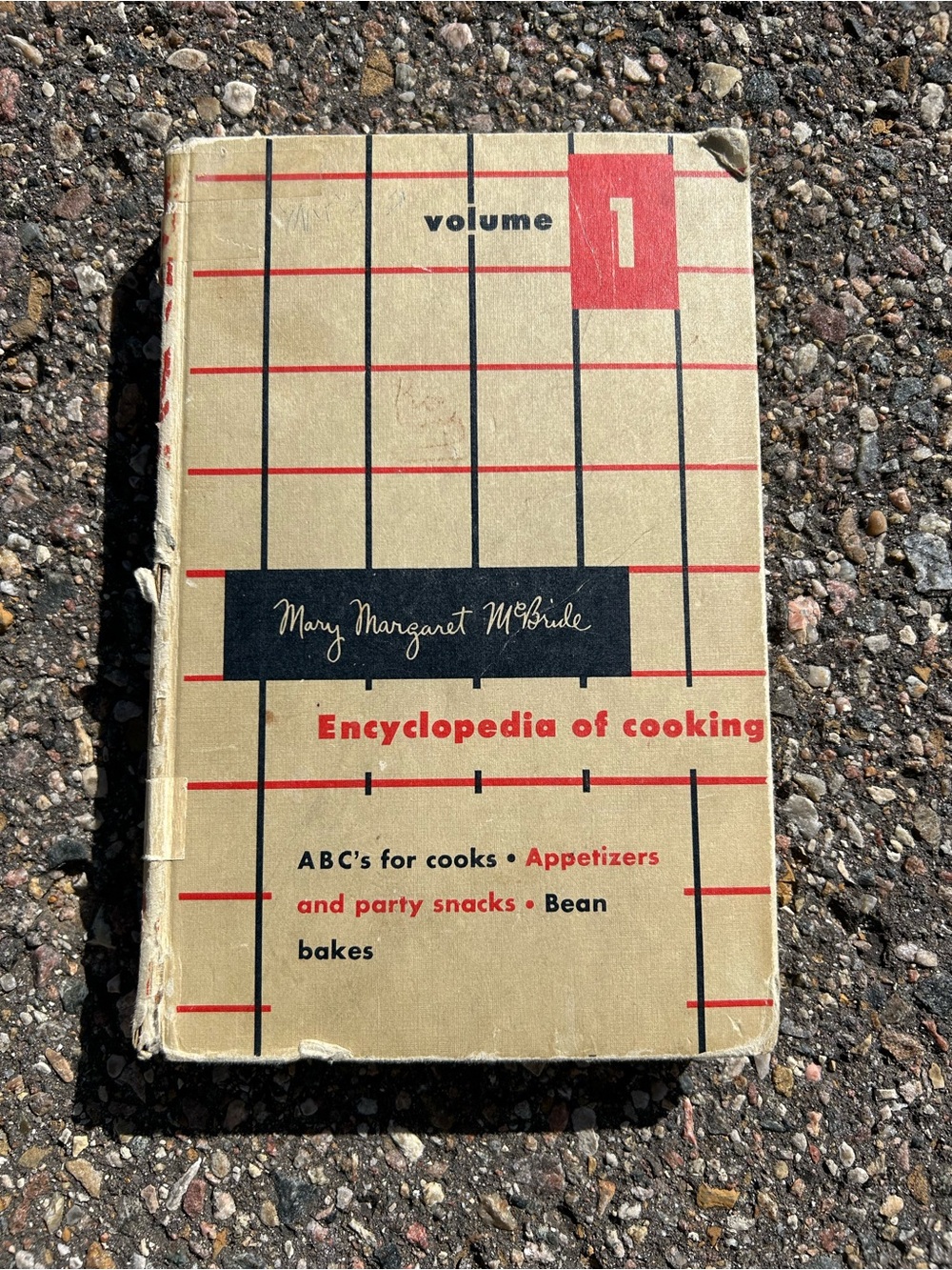 Vtg Volume 1 Mary Margaret McBride Encyclopedia of Cooking - 1958